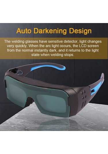 Reedark "geevorks Otomatik Kararan Kaynak Gözlüğü - Güneş Enerjili, Elektrik Ve Argon Kaynağı İçin"