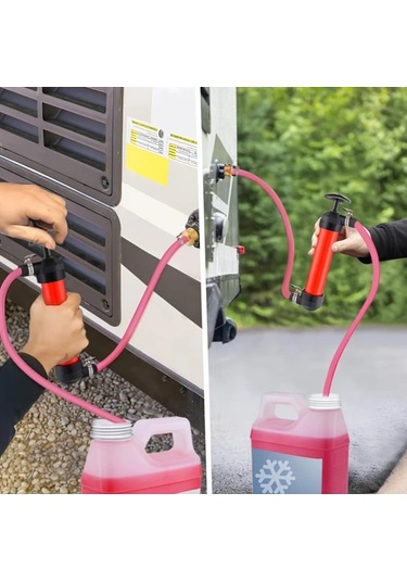Chuangyinshop Winter Rv Pompa Kit 1 Set Manuel Pompa Kit 3 Klipsli Anti Freeze Su Sistemi