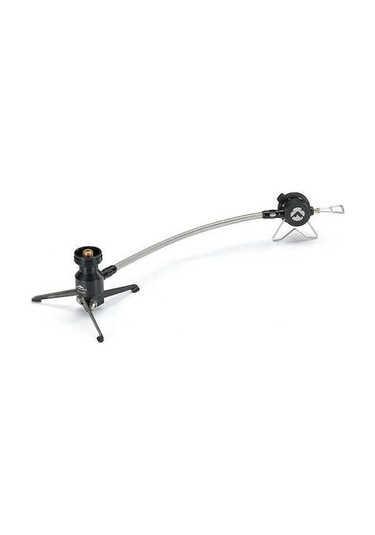 Ebitda Katlanabilir Alüminyum Gaz Ocak Adaptörü, Üçayak Braket, Uzatma Hortumu, Kamp Pişirme Aksesuarı, Siyah Siyah