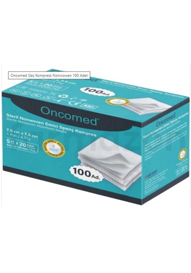 Oncomed Nonwowen Emici Spanç Kompres 100'lü