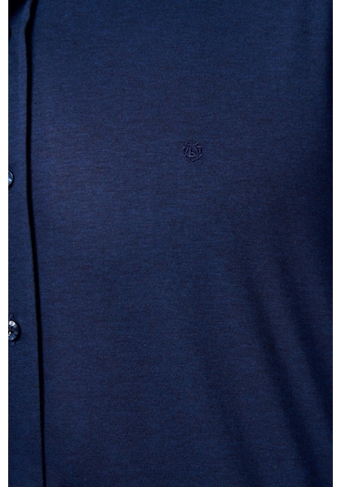 Bisse Erkek Regular Fit Uzun Kollu Spor Gömlek Laci Gm23k231008 D39 Lacivert