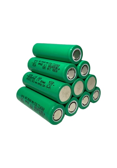 Micron 18650 3.7 V 2000 mAh 5C Lityum Başsız Pil 10'lu