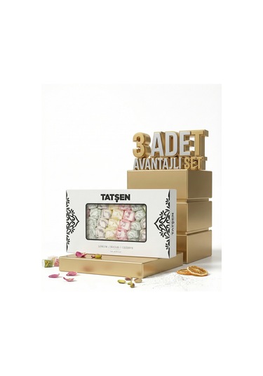Tatşen Lokum Safranbolu 3x750 Gr