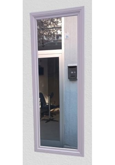 Boy Ayna MDF Çerçeve 1Sınıf Ayna Parlak Beyaz Boya El yapımı  Kutuda sevk Beyaz