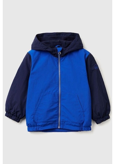 United Colors Of Benetton Erkek Bebek 2ıgggn03x-25k Yağmurluk Mavi-2107 Mavi