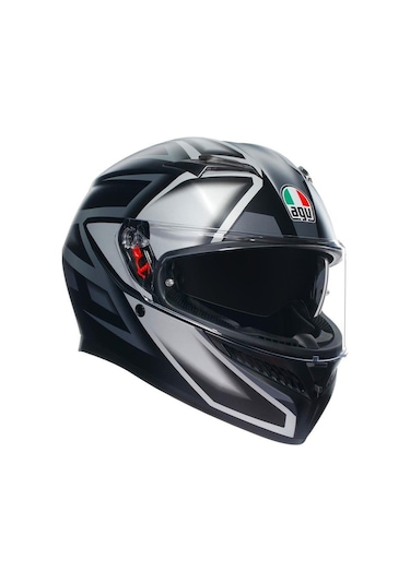 Agv K3 MPLK Compound Mat Siyah Gri  Motosiklet Kaskı.