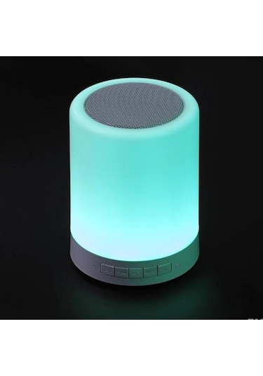 Platoon CL-671 Rengarenk Dokunmatik Gece Lambası Özellikli Bluetooth Hoparlör