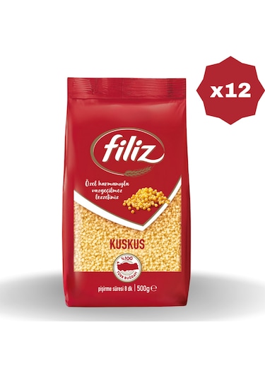Kuskus Makarna 500 Gr - 12 Adet