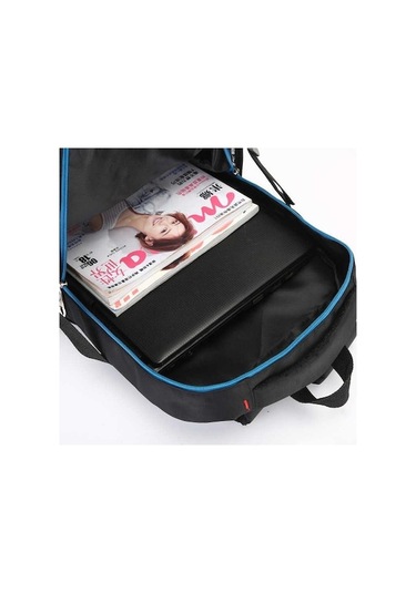 Aubyhe Erkek Çift Askılı Sırt Çantası - Öğrenci/seyahat/notebook İçin Büyük Kapasiteli, Siyah Küçük Boy Diğer