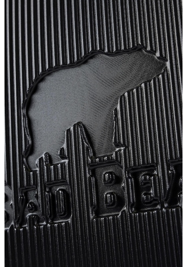 Bad Bear Logo Siyah Kabin Boy Tekerlekli Abs Valiz 40 Lt. - Siyah