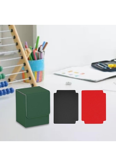 Suntek 2 Bölmeli Kart Destesi Kutu Tutucu 100+ İçine Uygun