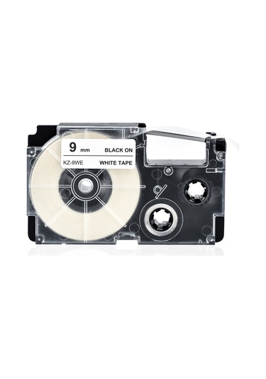 Tenfowee Casio Yazıcılar İçin Dayanıklı Ve Su Geçirmez 9mm Pet Etiket Şeridi - Kz-9we Uyumlu