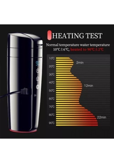Maoyaya Araç İçin Akıllı Termos - 12v/24v Su Isıtma Cihazı/ Diğer