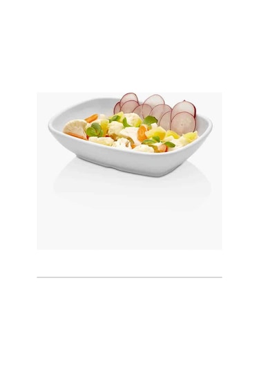 Melamin Kayık Tabak Royaleks-136 Çok Renkli