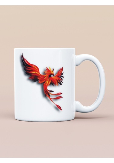Hediyelik Kupa Bardak Zümrüdüanka Baskılı Mug