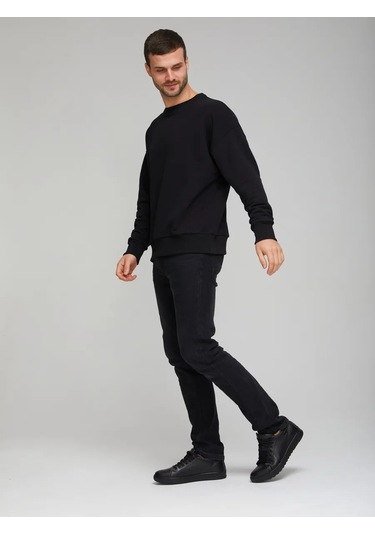 Urban Siyah Y2k Swot Kapüşonlu Süveter 126818522 Siyah