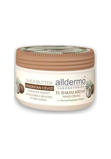 Alldermo Shea Butter Hindistan Cevizi El Bakım Kremi 250 ML