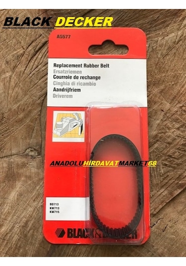 BLACK DECKER 5557 PLANYA KAYIŞI ELEKTRİKLİ PLANYA KAYIŞI 18CM