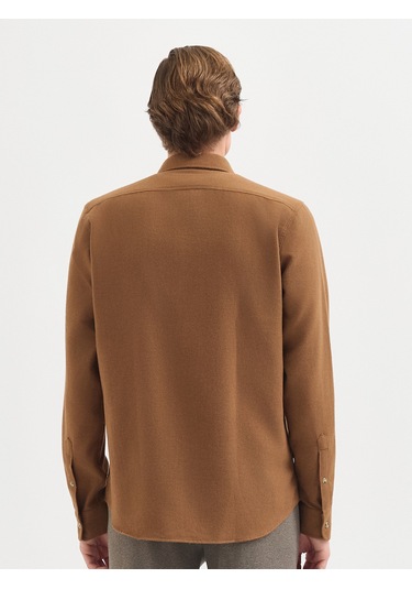 Karaca Erkek Modern Fıt Gömlek-camel 11.24w.04.013 Camel