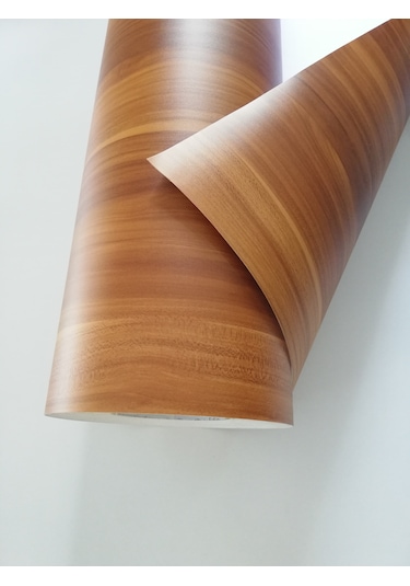 Ahşap Desenli Dolap Kaplama Folyosu 122 Cm X 1 Mt