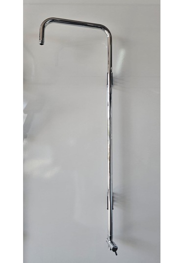 304 Paslanmaz Boru Duş Seti Borusu Ana Gövde Borusu Ve Su Dağıtıcısı 2'li Takım Krom