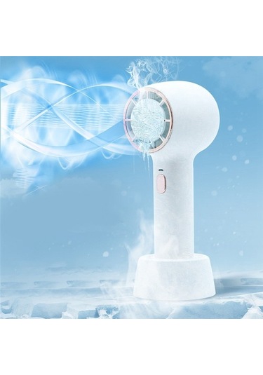 Usb Taşınabilir El Fanı Soğutma Elektrikli Fan Masaüstü Ofis Soğutucu Fanlar Çok Fonksiyonlu Küçük Fan 2200mah -pembe 4049 Renkli