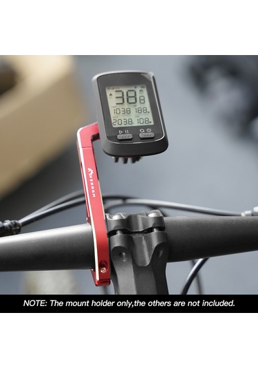 Xindoker Siyah Alüminyum + Plastik Bisiklet Bilgisayar Uzatma Tutucu - 27-33 Mm Çubuk Uyumlu, Garmin/bryton/cateye Adaptörlü Ve Spor Kamera Desteği Siyah