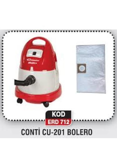 Conti Süpürge Cu 201 Model İçin Bez Toz Torbası 10 Ad