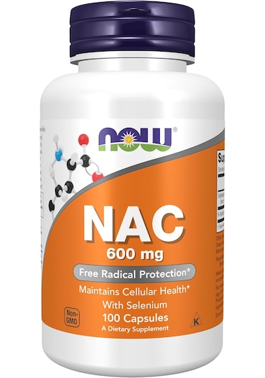 Now N.a.c N-acetyl Cysteine 600 Mg With Selenium 100 Kapsül