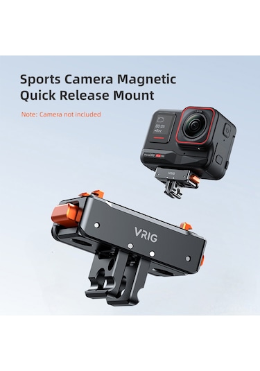 Skycity Insta360 Ace/ace Pro İçin Vrıg Ac07 Alüminyum-madde Manyetik Hızlı Çıkarma Adaptörü Tabanı