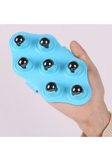 Soulader Lenf Drenaj Masaj Aleti Manuel Boyun Ve Yüz Şekillendirici Selülit Giderme El Masaj Cihazı Mavi