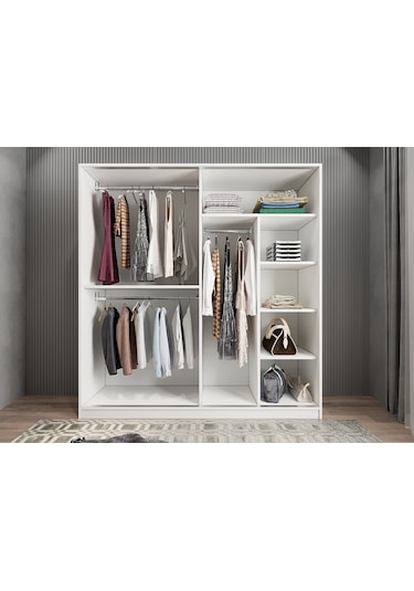 Zen Sürgü Kapaklı Dolap Gardırop BF