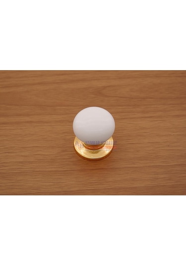 Azimkarhirdavat Porselen Görünümlü Kulp Sarı Düz