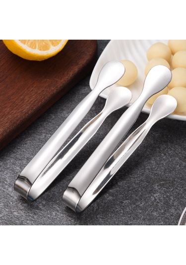 Mini Paslanmaz Çelik Servis Maşası 2'li Paket B