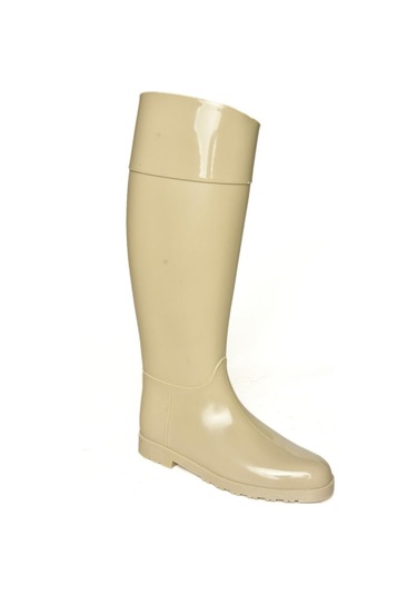 Fox Shoes T858712109 Bej Yağmur Çizmesi Bej-suni Deri Bej