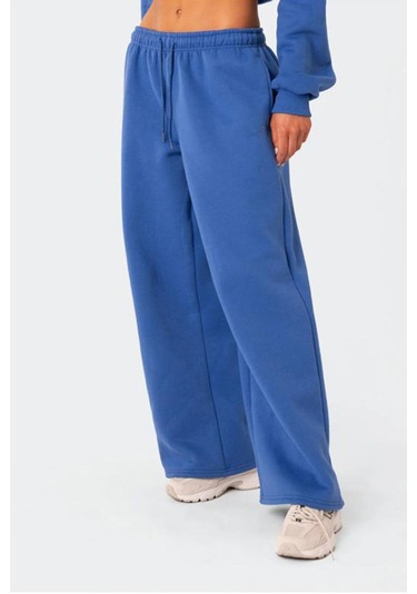 Madmext Saks Bol Paça Kadın Eşofman Altı Mg2279 Saks