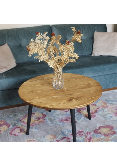 Ahşap Yuvarlak Ort Sehpa- 75 Cm Çap Ahşap Yuvarlak Ort Sehpa- 75 Cm Çap