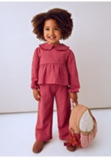 Mayoral 4581 Kız Çocuk Kiremit Pantolunlu Takım Kiremit