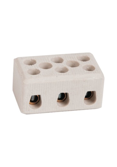 Kaim K00007f ,10mm² 3pin Porselen Klemens