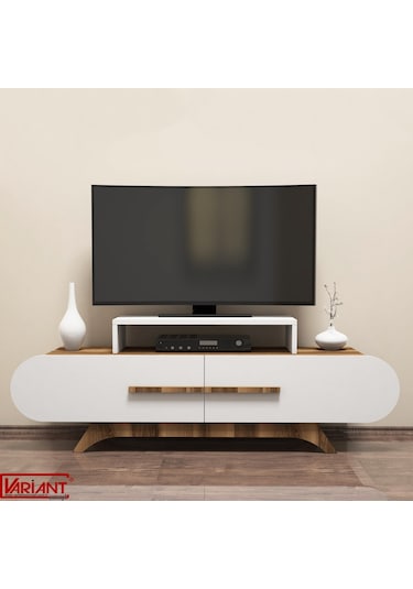 Variant Variant Rose Tv Sehpasi Tv Ünitesi ( Ceviz-Beyaz )