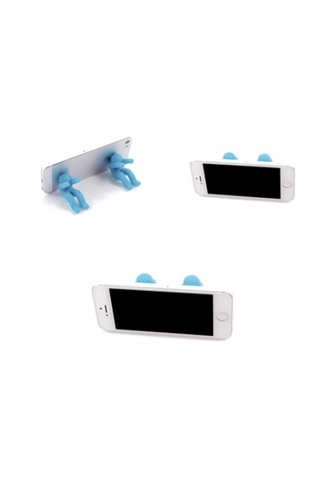 Xindoker 2'li Silikon Çok Amaçlı Tutucu: Telefon Desteği Ve Taşma Engeli - Siyah