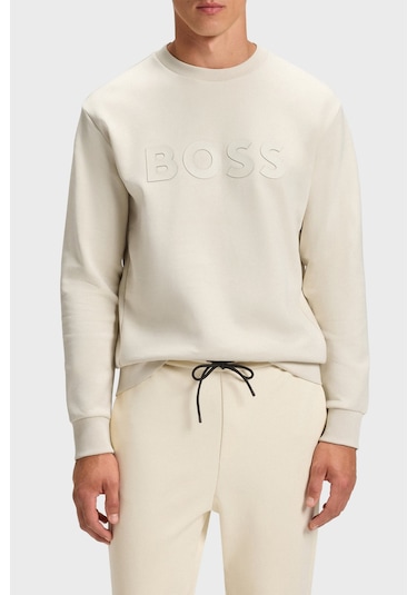 Boss Erkek Sweat 50506119 131 Bej Bej