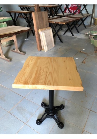 Bintaşmobilya Naturel Kütük Cafe Masası