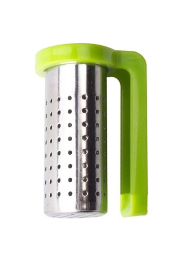 Sones Ev Paslanmaz Çelik Çay Süzgeci Basit Ve Taşınabilir Çay Filtresi Yeşil