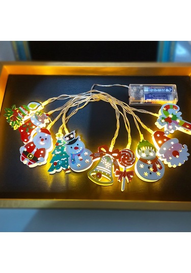 Soulader 6 Metre Uzunluğunda 40 Işıklı Dekoratif Aydınlatma Şeridi, Noel Ağacı Ve İç Mekan Süslemeleri İçin Beyaz