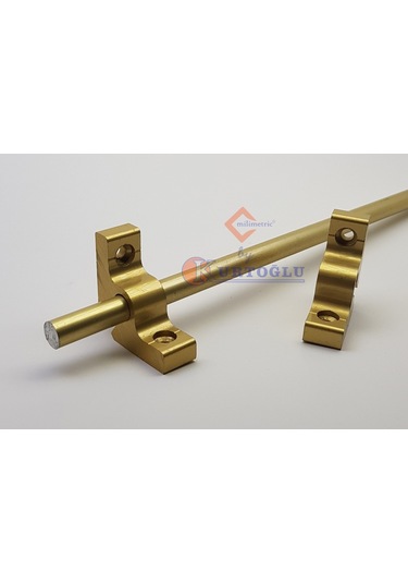 Merdiven Dip Çubuğu 2 Adet Kalın Başlık 100CM Parlak Sarı Çubuk