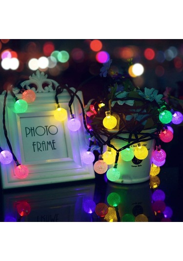 Xindoker Güneş Enerjili Bahçe Işıkları - 50 Led 7m Işık Süreci, 8 Modlu Ip65 Su Geçirmez, Dışarı/içeri Dekoratif Fenerler, Parti Ve Festivaller İçin