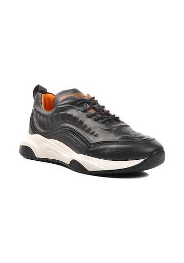 Ayakmod Premium 495 M Siyah Hakiki Deri Erkek Sneaker Siyah Ayakmod Premium 495 M Siyah Hakiki Deri Erkek Sneaker Siyah
