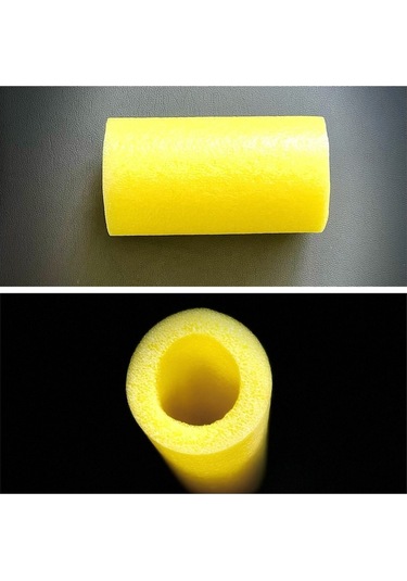 1 Adet Sarı Deniz Makarna Köpük Sosis Kilidi Sarı