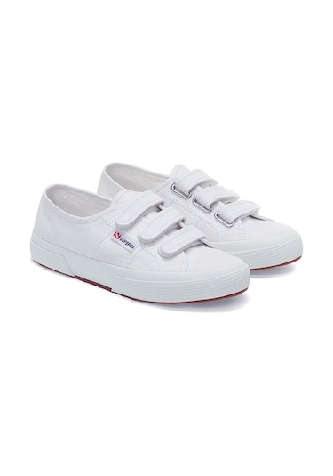 Superga 2750-cot3strapu Kadın Günlük Ayakkabı S00bn20-901-sp Beyaz-beyaz Beyaz